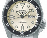 Buy Shop Seiko 5 Sports SKX Automatic Cream Dial Silver Steel Strap Watch For Men - SRPK31K1 USA Online