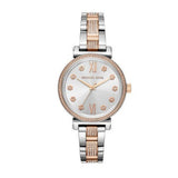 Buy Shop Michael Kors Sophie Chronograph Silver Dial Two Tone Steel Strap Watch For Women - MK3880 USA Online
