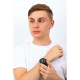 Buy Shop Guess Track Black Dial Black Steel Strap Watch for Men - GW0426G3 USA Online