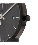Buy Shop Calvin Klein City Quartz Black Dial Black Leather Strap Watch for Men - K2G2G4C1 USA Online