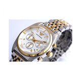 Buy Shop Emporio Armani Classic Chronograph White Dial Two Tone Steel Strap Watch For Men - AR0396 USA Online