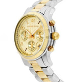 Buy Shop Michael Kors Runway Gold Dial Two Tone Steel Strap Watch for Women - MK5137 USA Online