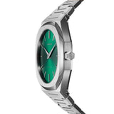 Buy Shop D1 Milano Ultra Thin Green Dial Silver Steel Strap Watch for Men - D1-UTBJ37 USA Online