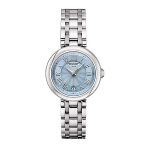 Buy Shop Tissot Bellissima Small Lady Light Blue Dial Silver Steel Strap Watch for Women - T126.010.11.133.00 USA Online