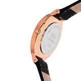 Buy Shop Daniel Wellington Classic Petite Sheffield Black Dial Black Leather Strap Watch For Women - DW00100224 USA Online