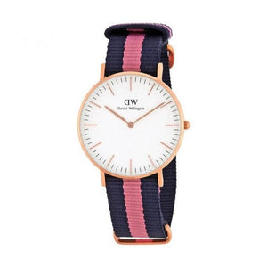 Buy Shop Daniel Wellington Classic Winchester White Dial Three Tone Nylon Strap Watch For Women - DW00100033 USA Online