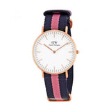 Buy Shop Daniel Wellington Classic Winchester White Dial Three Tone Nylon Strap Watch For Women - DW00100033 USA Online