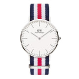 Buy Shop Daniel Wellington Classic Canterbury White Dial Two Tone Nylon Strap Watch For Men - DW00100016 USA Online