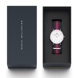 Buy Shop Daniel Wellington Classic Oxford White Dial Two Tone NATO Strap Watch For Women - DW00100046 USA Online