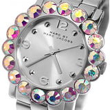 Buy Shop Marc Jacobs Amy Silver Dial Silver Steel Strap Watch for Women - MBM3222 USA Online