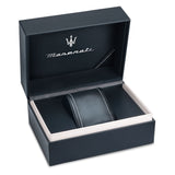 Buy Shop Maserati Epoca Chronograph Black Dial Gold Steel Strap Watch For Men - R8873618023 USA Online