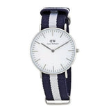 Buy Shop Daniel Wellington Classic Glasgow White Dial Two Tone NATO Strap Unisex Watch - DW00100047 USA Online