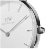 Buy Shop Daniel Wellington Classic Petite Cornwall White Dial Black NATO Strap Watch For Women - DW00100254 USA Online