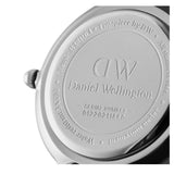 Buy Shop Daniel Wellington Classic Petite Sheffield Black Dial Black Leather Strap Watch For Women - DW00100236 USA Online