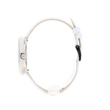 Buy Shop Swarovski Crystalline Pure White Dial White Leather Strap Watch for Women - 5275046 USA Online