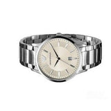 Buy Shop Emporio Armani Classic Quartz White Dial Silver Steel Strap Watch For Men - AR2430 USA Online