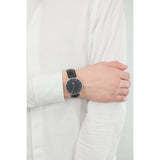 Buy Shop Daniel Wellington Classic Reading Black Dial Black Leather Strap Watch For Men - DW00100135 USA Online