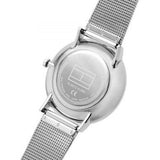 Tommy Hilfiger Jenna Quartz Silver Dial Silver Mesh Bracelet Watch For Women - 1781942