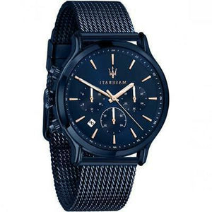 Buy Shop Maserati Epoca Analog Blue Dial Blue Mesh Bracelet Watch For Men - R8873618010 USA Online