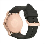 Buy Shop Emporio Armani Luigi Quartz Black Dial Black Rubber Strap Watch For Men - AR11097 USA Online