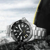 Buy Shop Tag Heuer Aquaracer Black Dial Watch for Men - WAY211A.BA0928 USA Online