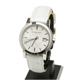 Buy Shop Burberry The City White Dial White Leather Strap Watch for Women - BU9128 USA Online