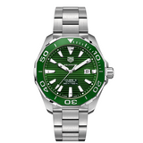 Buy Shop Tag Heuer Aquaracer Green Dial Watch for Men - WAY201S.BA0927 USA Online