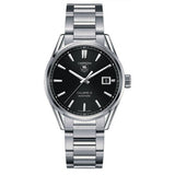 Buy Shop Tag Heuer Carrera Automatic Black Dial Silver Steel Strap Watch for Men - WAR211A.BA0782 USA Online