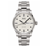 Buy Shop Mido Multifort Automatic Silver Dial Silver Steel Strap Watch For Men - M005.430.11.031.80 USA Online