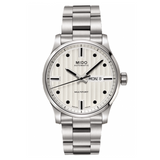 Mido Multifort Automatic Silver Dial Silver Steel Strap Watch For Men - M005.430.11.031.80