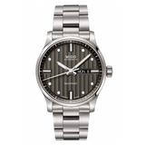 Mido Multifort Automatic Gray Dial Silver Steel Strap Watch For Men - M005.430.11.061.80