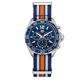 Buy Shop Tag Heuer Formula 1 Quartz Chronograph Blue Dial Two Tone NATO Strap Watch for Men - CAZ1010.FC8196 USA Online