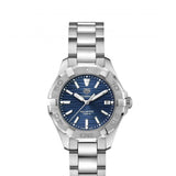 Tag Heuer Aquaracer Blue Dial Silver Steel Strap Watch for Women - WBD131D.BA0748