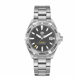 Tag Heuer Aquaracer Calibre 5 Grey Dial Silver Steel Strap Watch for Men - WBD2113.BA0928