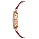 Buy Shop Swarovski Passage Chrono Red Dial Red Leather Strap Watch for Women - 5580345 USA Online