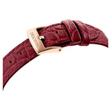 Buy Shop Swarovski Passage Moon Phase Red Dial Red Leather Strap Watch for Women - 5613323 USA Online