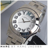 Buy Shop Marc Jacobs Rivera White Dial Silver Steel Strap Watch for Women - MBM3136 USA Online