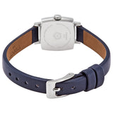 Buy Shop Tissot Lovely Square Silver Dial Blue Leather Strap Watch For Women - T058.109.16.031.00 USA Online