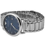 Buy Shop Emporio Armani Luigi Blue Dial Silver Steel Strap Watch For Men - AR11089 USA Online