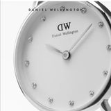 Buy Shop Daniel Wellington Classy Bristol White Dial Brown Leather Strap Watch For Women - DW00100070 USA Online