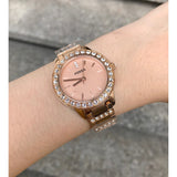 Buy Shop Fossil Jesse Crystal Rose Gold Dial Rose Gold Steel Strap Watch for Women - ES3020 USA Online