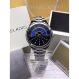 Buy Shop Michael Kors Lauryn Blue Dial Silver Steel Strap Watch for Women - MK3720 USA Online