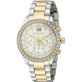 Buy Shop Michael Kors Brinkley Chronograph Silver Dial Two Tone Steel Strap Watch for Women - MK6188 USA Online