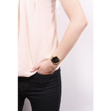 Buy Shop Michael Kors Runway Black Dial Gold Steel Strap Watch for Women - MK3478 USA Online