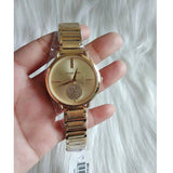 Buy Shop Michael Kors Portia Gold Dial Gold Steel Strap Watch for Women - MK3639 USA Online