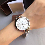 Buy Shop Michael Kors Slim Runway Silver Dial Silver Steel Strap Watch for Women - MK3279 USA Online
