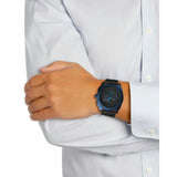 Buy Shop Fossil Machine Chronograph Black Dial Black Leather Strap Watch for Men - FS5361 USA Online