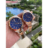 Buy Shop Fossil Grant Chronograph Blue Dial Two Tone Steel Strap Watch for Men - FS5024 USA Online