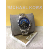 Buy Shop Michael Kors Lauryn Blue Dial Silver Steel Strap Watch for Women - MK3720 USA Online