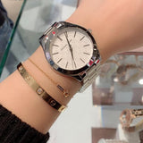 Buy Shop Michael Kors Runway Silver Dial Silver Stainless Steel Strap Watch for Women - MK3371 USA Online